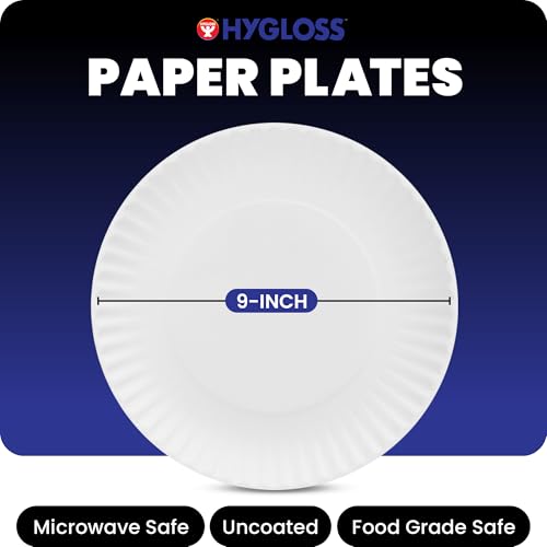 Bulk Paper Plates 9 (500-Pk / 9-Inch)