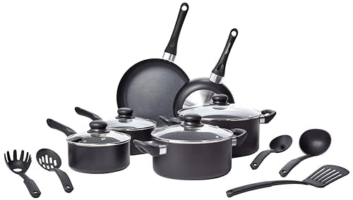 Nonstick Pots & Pans Set (15 Piece Set, Pots, Pans & Utensils)