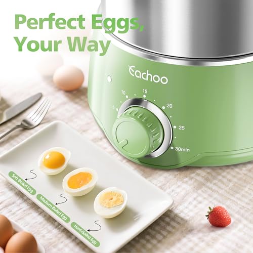Hard Boiled Egg Cooker (Retro Green / 2-Tier)