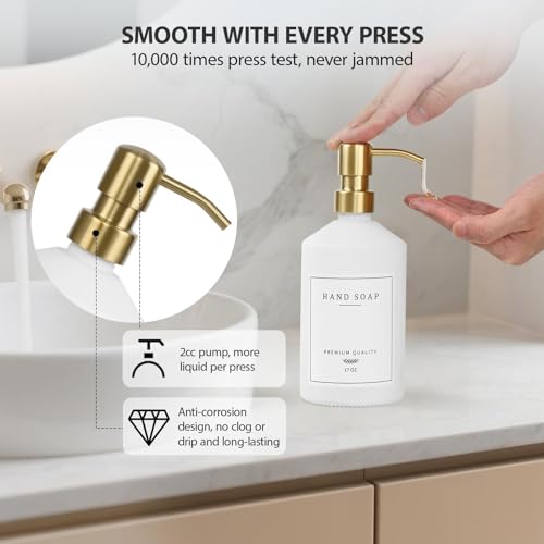 Gold Soap Dispenser Set (2 Count)