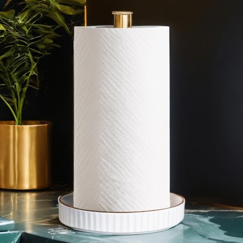 Paper Towel Holder Countertop (Luxury Gold)