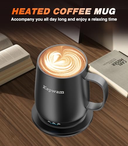 Self Heating Coffee Mug T2 (Black / 16oz)