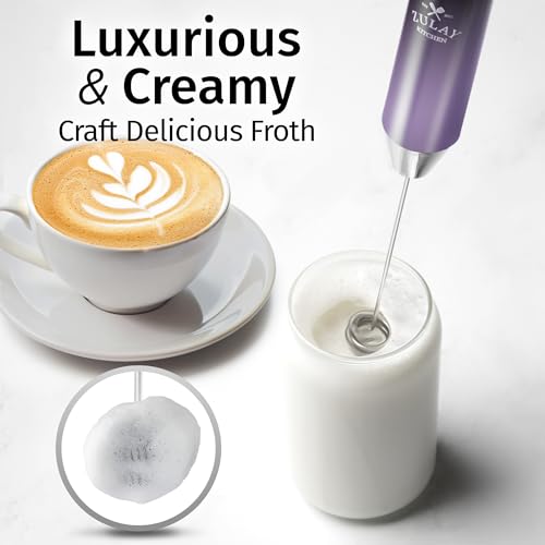 Rechargeable Milk Frother Handheld (Lux Galaxy / Rechargeable Z1 Motor Max)