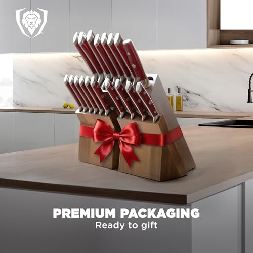 18 Pc Colossal Knife Block Set (18-Pc / Red)