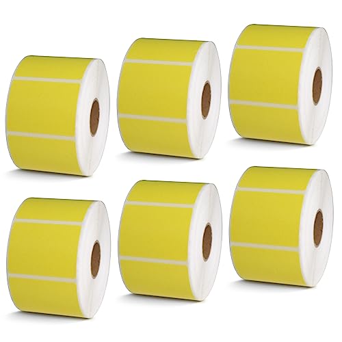 2" x 1.5" 51 mm x 38 mm (2 in x 1.5 in / Yellow)