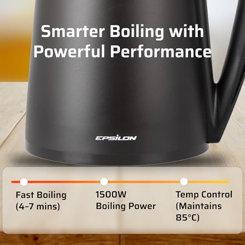 Electric Kettle 1100W (EK Black Dbl Wall)