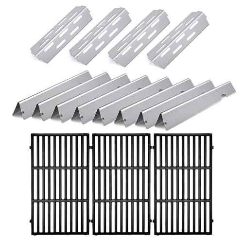 Cast Iron Grill Grates Flavorizer Bars Parts for Weber Genesis 2 E (silver 4)