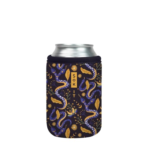 CanSok Sleeve for Beer & Soda Insulated Neoprene Cover (Celestial Slither / 12oz Can Sleeve)