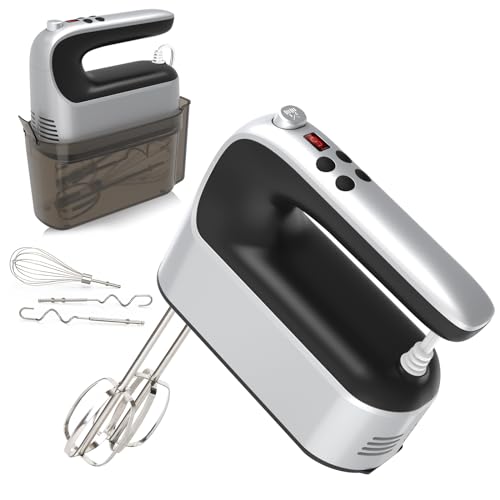 9 Speed Digital Hand Mixer Electric (Silvery Black)