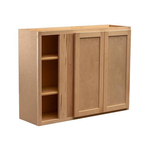 Quicklock RTA (12"D x 39"W x 42"H Blind Corner / Raw Maple)