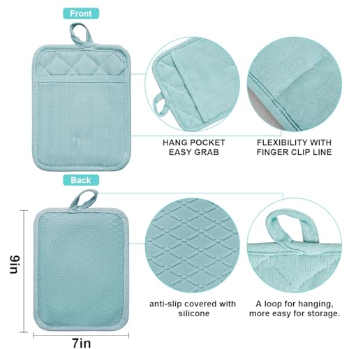 Pot Holders Yarn (Potholders / Pot Holders Blue)