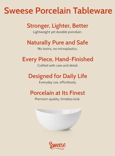 42oz Porcelain Serving Bowls (4 Count)