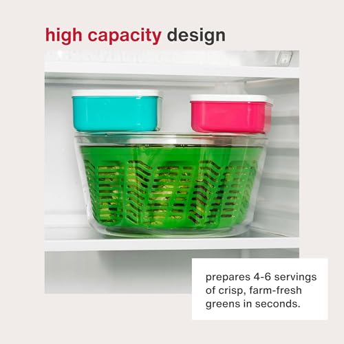 Easy Spin 2 AquaVent Large Salad Spinner (New Green Easy Spin / Large)