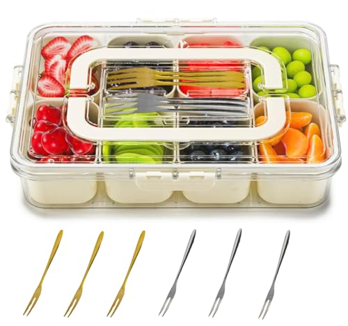 Snackle Box Container (1PC 8 Compartments)