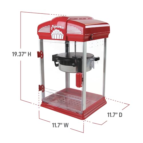 Stir Crazy Movie Theater Popcorn Popper (Red)