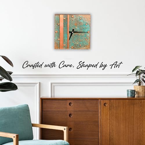 Handmade Copper Wall Clock Artisan Touch in Every Piece (Aged Grace / 11)