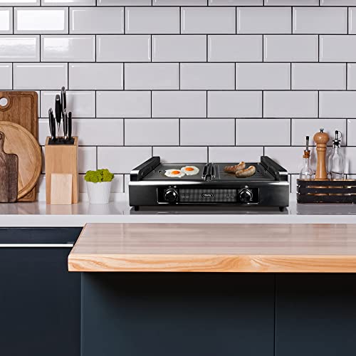 DBSG29412XD11 Smokeless Indoor Grill in Black Advanced Air Circulation Technology Independent on