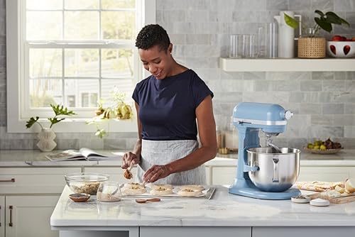 7 Quart Bowl Lift Stand Mixer with Accessories (Blue Velvet)
