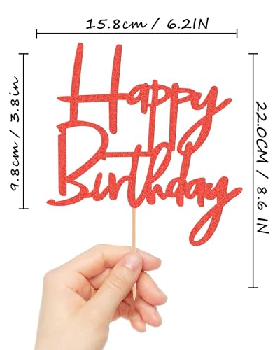 Happy Birthday Cake Topper