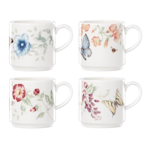 890451 Butterfly Meadow 4 (Stacking Mugs, Set of 4)