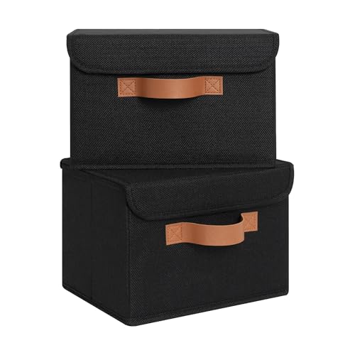 Memory Keepsake Storage Box (Black / Small-2 Pack)
