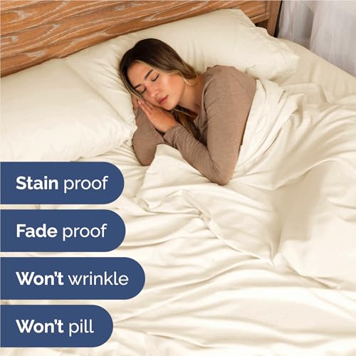 Full Size 4 Piece Sheet Set (10 - Off White / Full)