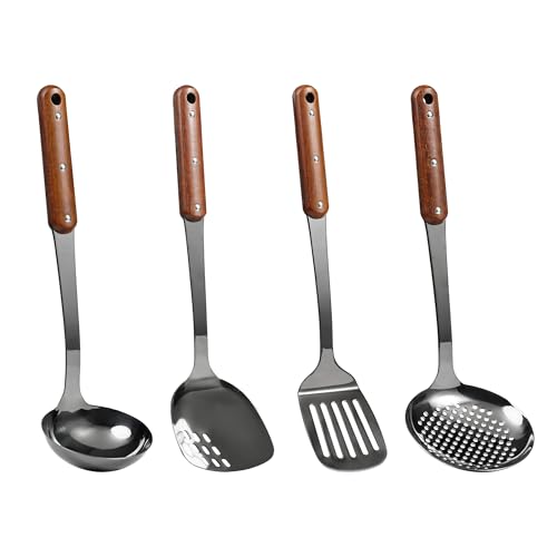 Stainless Steel Wok Spatula (4 Count)