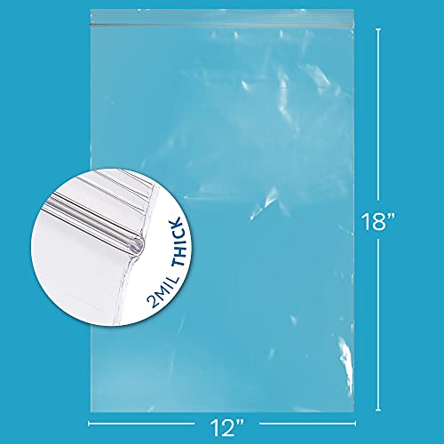 12" x 18" Zip Bags (1000 Count)
