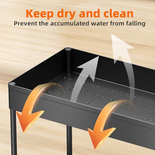 Under Sink Organizer 2 Pack (Black / 2 pack)