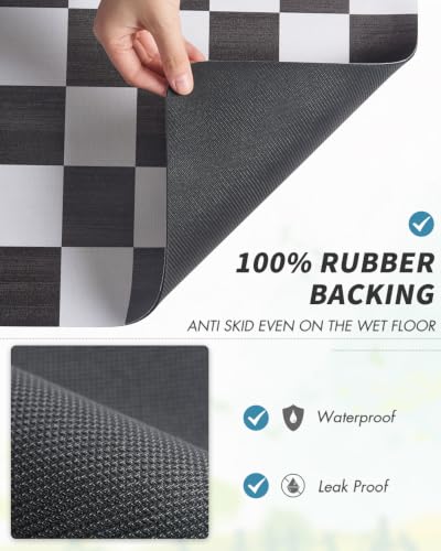 Dish Drying Mat for Kitchen Counter (Buffalo Black / 16"X24")
