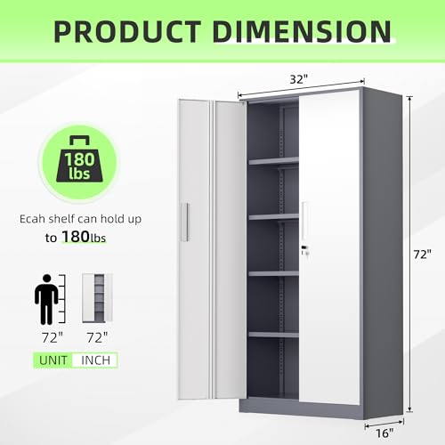 Storage Cabinet (New Grey / 71")