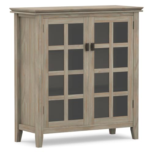 Artisan 38" Wide Solid Wood Cabinet in Distressed Grey (Distressed Grey / 38 inch)