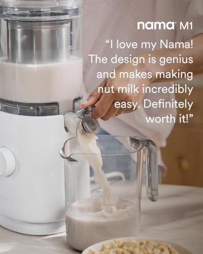M1 - Plant-Milk Maker - Homemade oat and nut milk - White (32 Fl Oz)