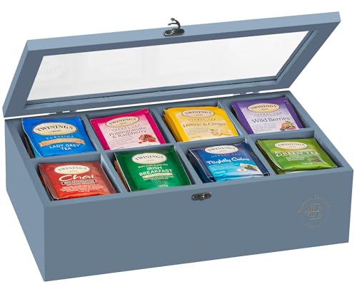 Tea Bag Organizer with Drawer (Grey)