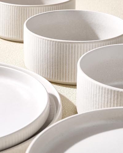 Dinnerware Set for 6 (Matte White)