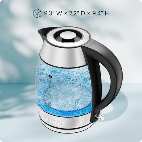 Electric Kettle 1500W (1.9 Quarts / Stainless Steel)