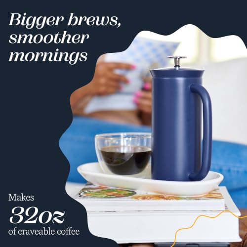 P7 French Press (18 oz / Aegean Blue)