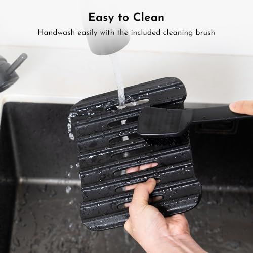 Cast Iron Grill Pan for 4QT+ Square Air Fryers