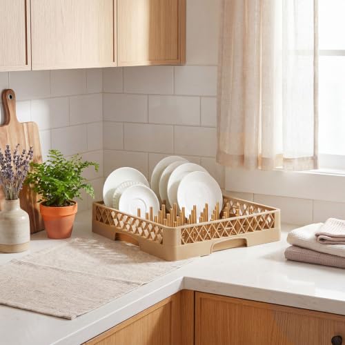 1 Pack Commercial Dishwasher Tray Rack (Yellow / Peg Dish)