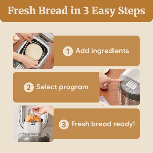 2 Lb Programmable Bread Maker (Stainless Steel)