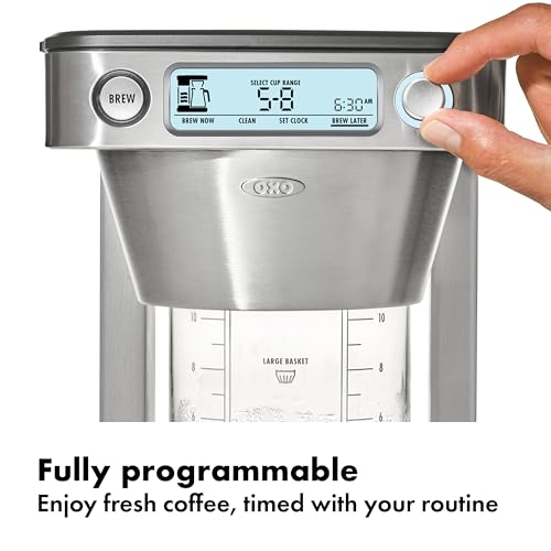 Brew 12 Cup Coffee Maker With Podless Single (Silver / 12-Cup (Maker Only))