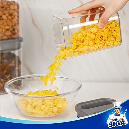 4 Pack Airtight Food Storage Container Set for Pantry Organization