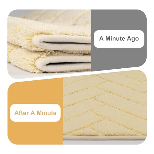 Indoor Doormat (Cream Yellow / 32" x 20" (Rectangular))