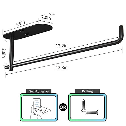 Self Adhesive Paper Towel Holder Under Cabinet Mount