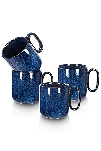 Ceramic Coffee Mug Set (Starry Blue)