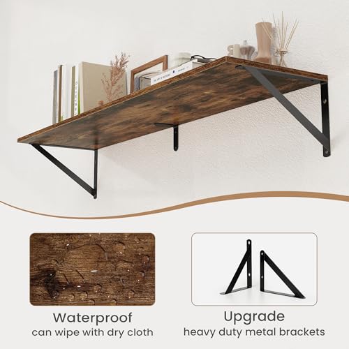 Deep Floating Shelves for Wall