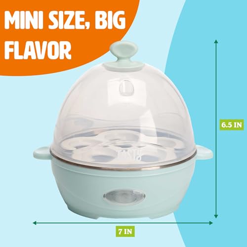Mini Rapid Egg Cooker (5-Egg / Aqua)