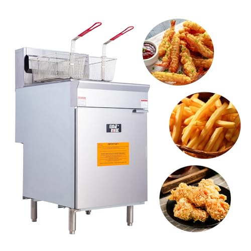75 lb Commercial Propane Deep Fryer (Liquid Propane:63-75 lbs)