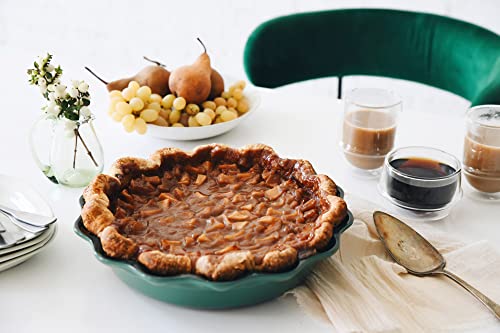 Stoneware Heritage Fluted Pie Dish (Peche)