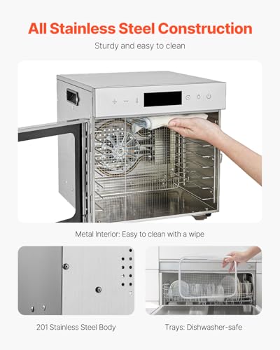 Food Dehydrator Machine (8-Trays/400W)
